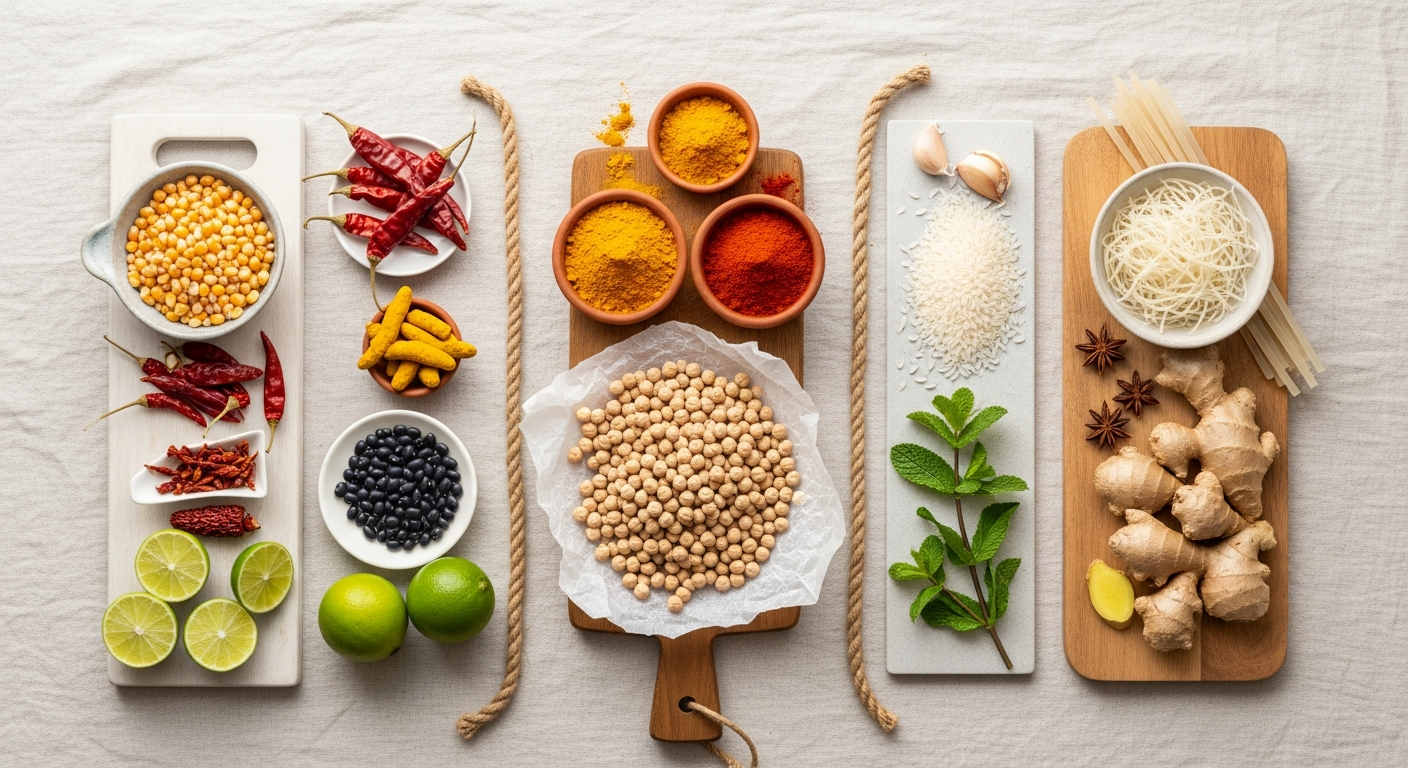 DMONDO — Legumbres, cereales e ingredientes internacionales